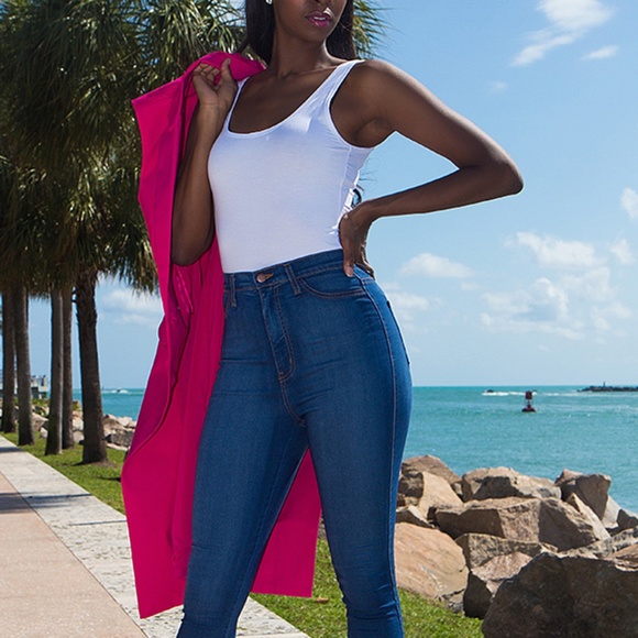 Trench Vest - Berry - Picture 3 of 4